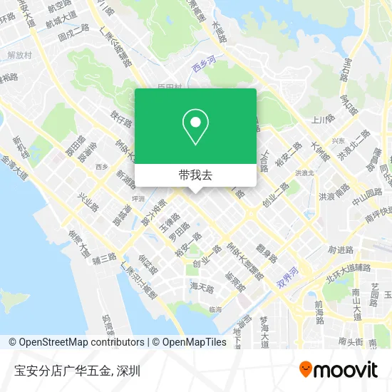宝安分店广华五金地图