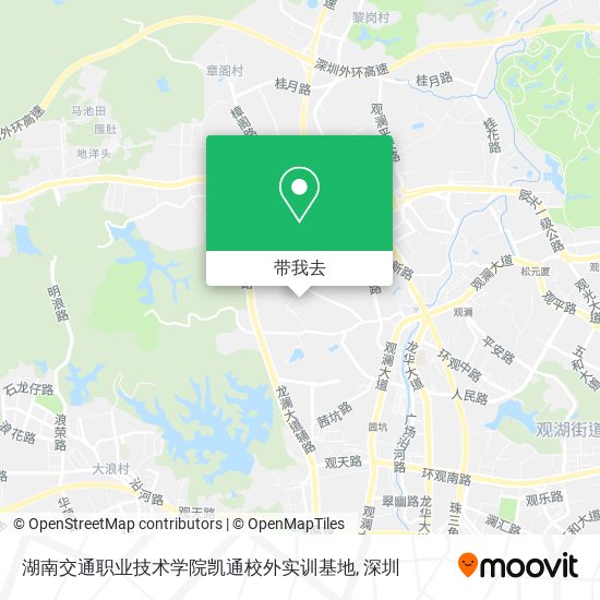 湖南交通职业技术学院凯通校外实训基地地图