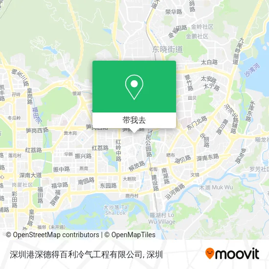 深圳港深德得百利冷气工程有限公司地图