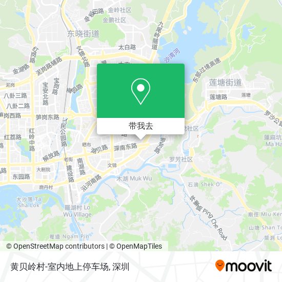 黄贝岭村-室内地上停车场地图
