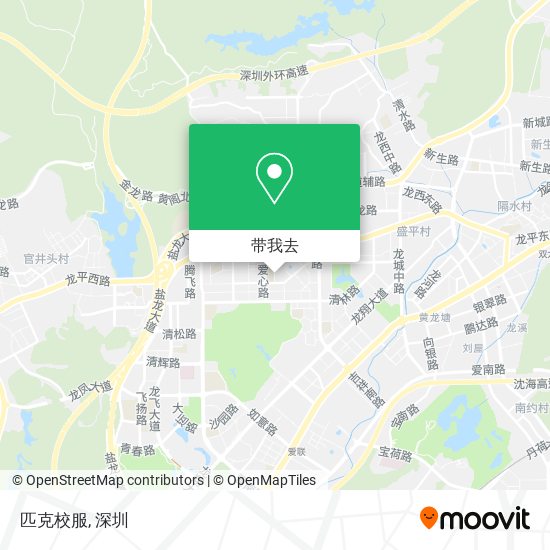 匹克校服地图