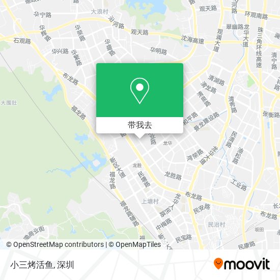 小三烤活鱼地图
