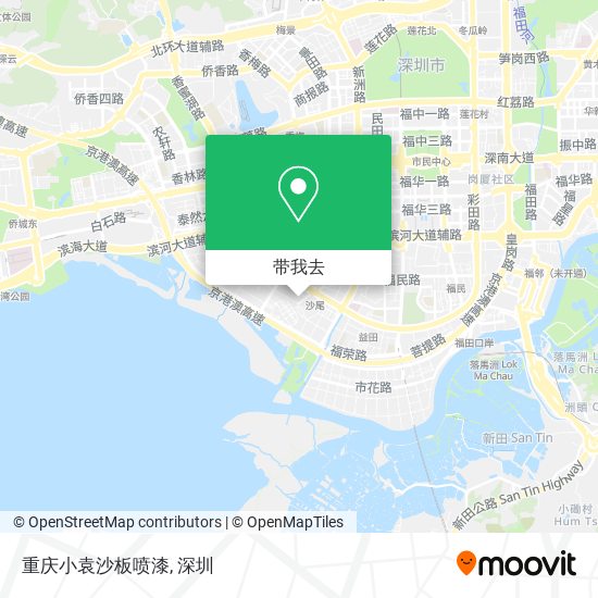 重庆小袁沙板喷漆地图