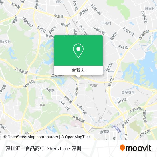 深圳汇一食品商行地图