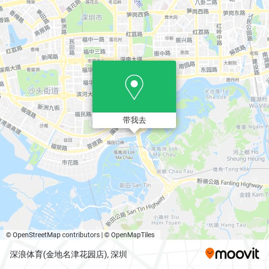 深浪体育(金地名津花园店)地图