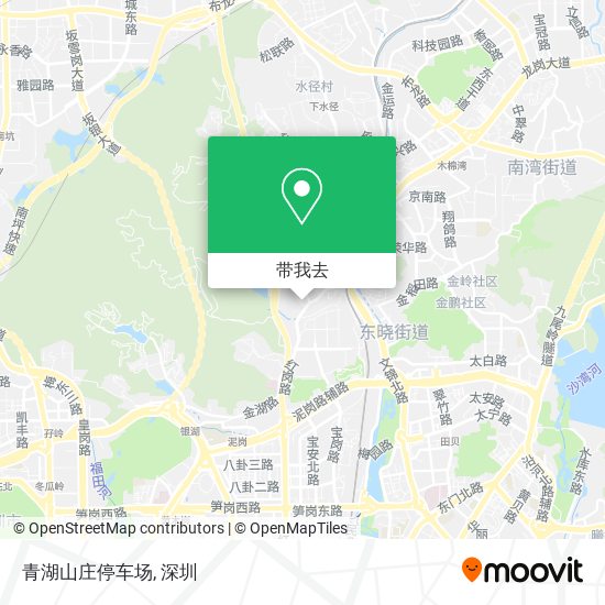 青湖山庄停车场地图