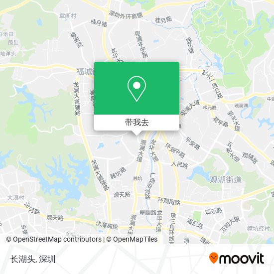 长湖头地图