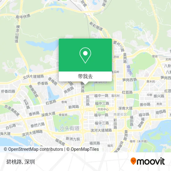 碧桃路地图