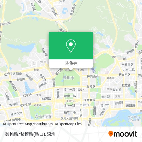 碧桃路/紫檀路(路口)地图