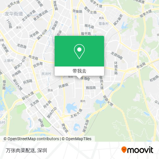 万张肉菜配送地图