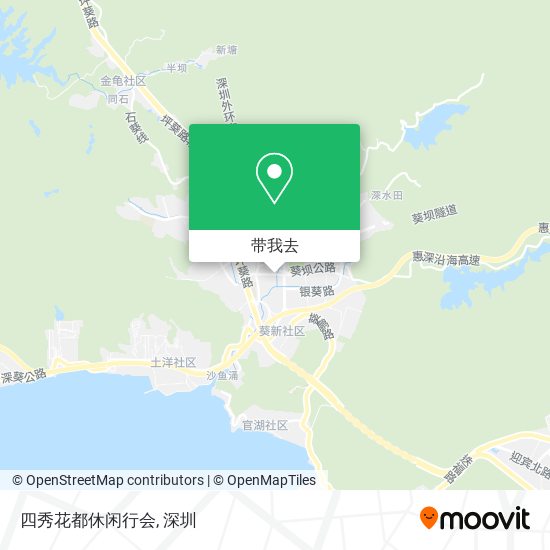 四秀花都休闲行会地图