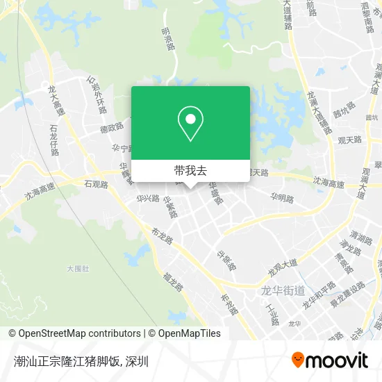 潮汕正宗隆江猪脚饭地图