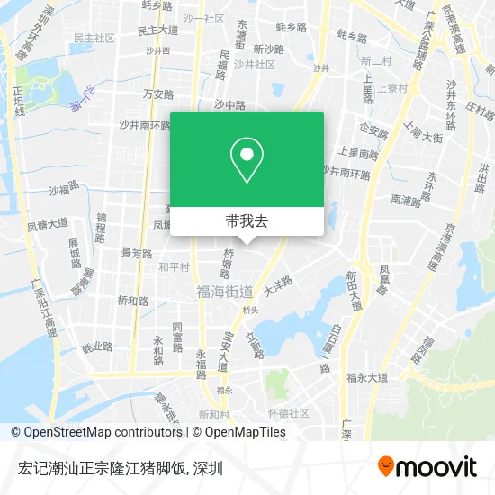宏记潮汕正宗隆江猪脚饭地图