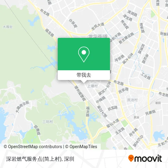 深岩燃气服务点(简上村)地图