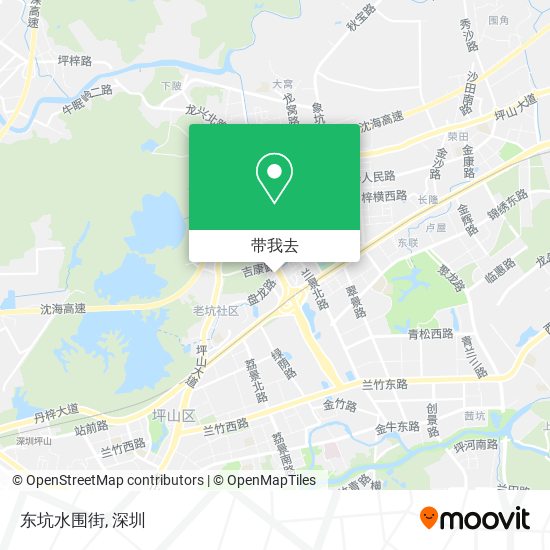 东坑水围街地图
