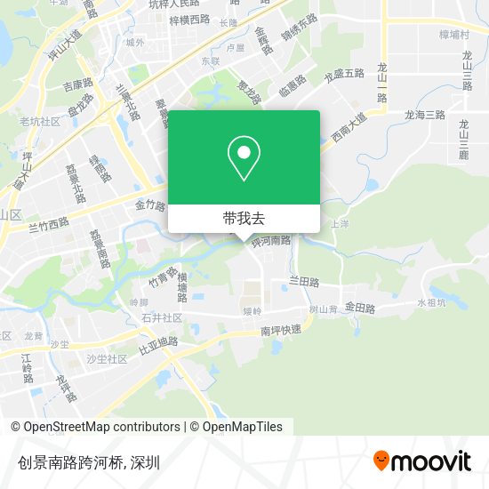 创景南路跨河桥地图
