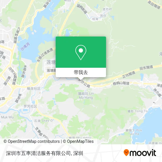 深圳市五率清洁服务有限公司地图