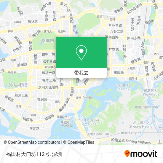福田村大门坊112号地图