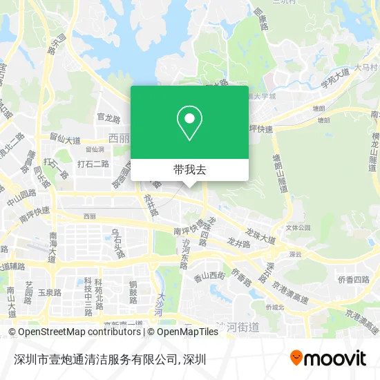 深圳市壹炮通清洁服务有限公司地图