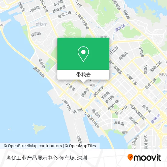 名优工业产品展示中心-停车场地图