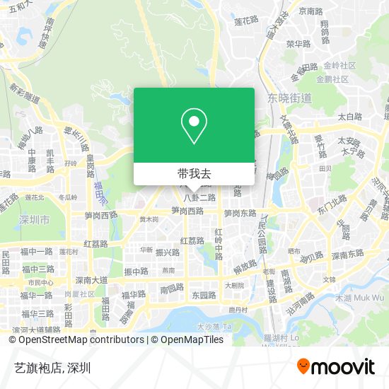 艺旗袍店地图