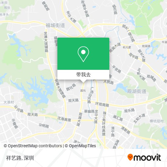 祥艺路地图