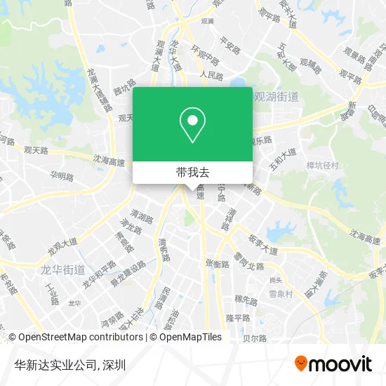 华新达实业公司地图