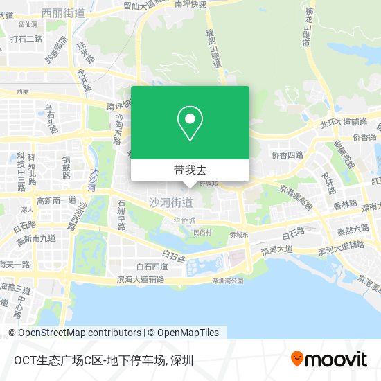 OCT生态广场C区-地下停车场地图