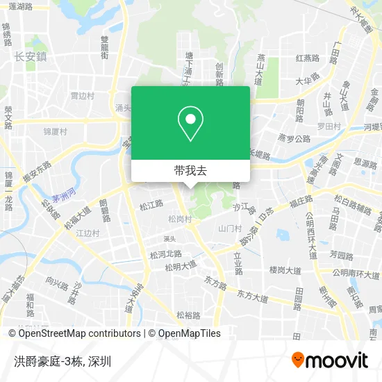 洪爵豪庭-3栋地图