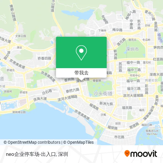 neo企业停车场-出入口地图