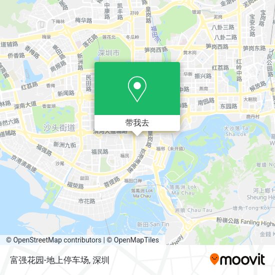 富强花园-地上停车场地图