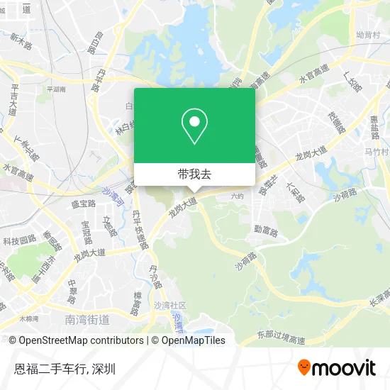 恩福二手车行地图