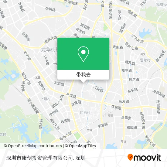 深圳市康创投资管理有限公司地图
