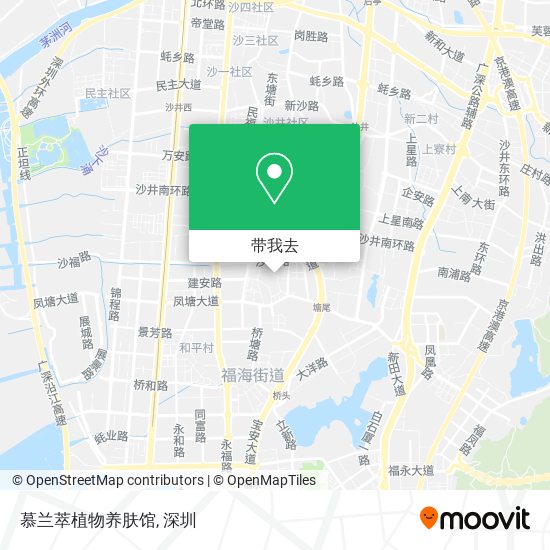 慕兰萃植物养肤馆地图