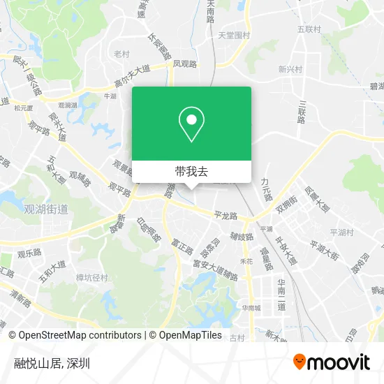 融悦山居地图