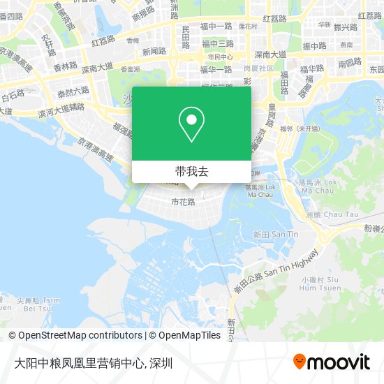 大阳中粮凤凰里营销中心地图