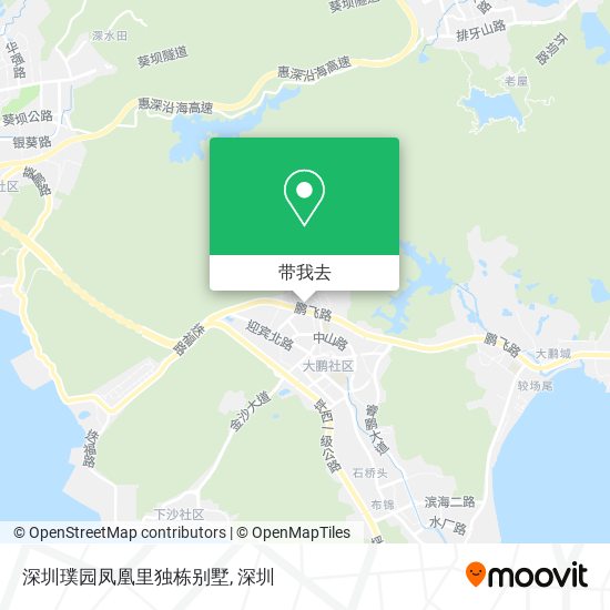 深圳璞园凤凰里独栋别墅地图