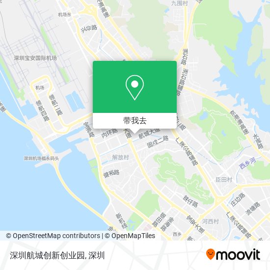 深圳航城创新创业园地图
