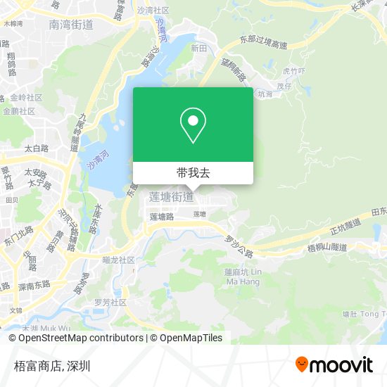 梧富商店地图