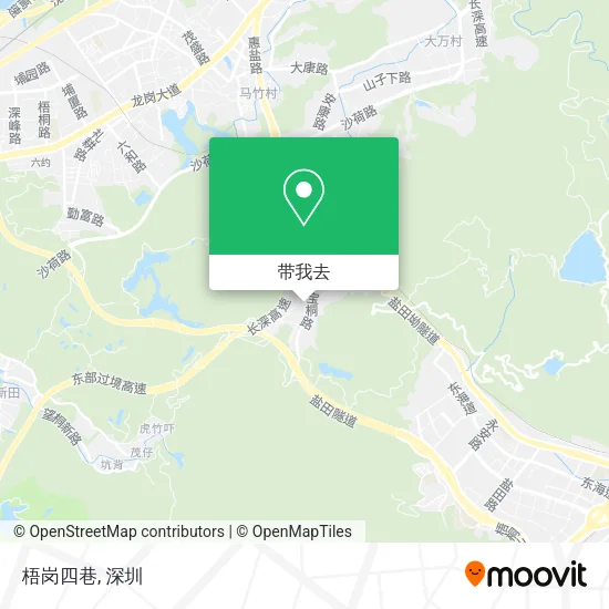 梧岗四巷地图