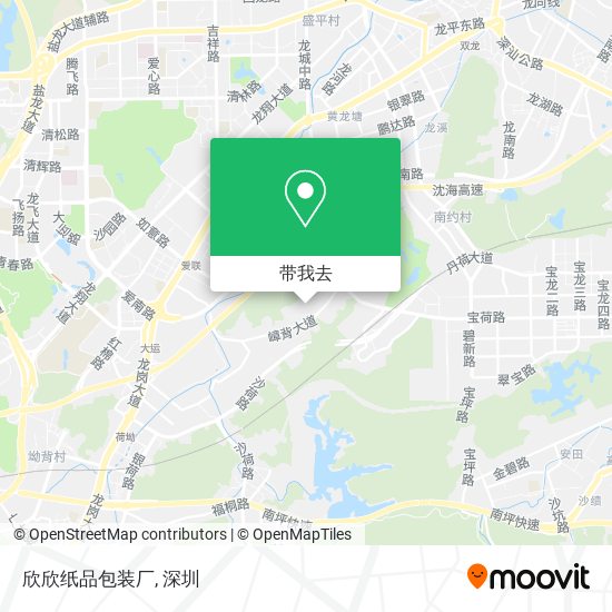 欣欣纸品包装厂地图