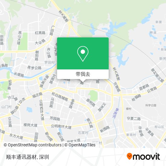 顺丰通讯器材地图