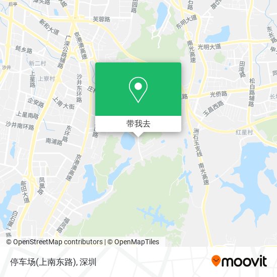停车场(上南东路)地图