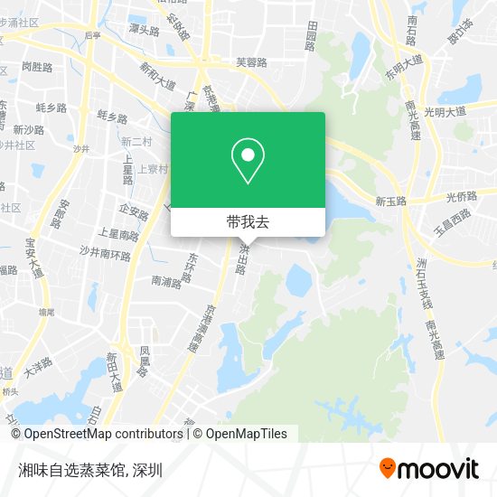 湘味自选蒸菜馆地图