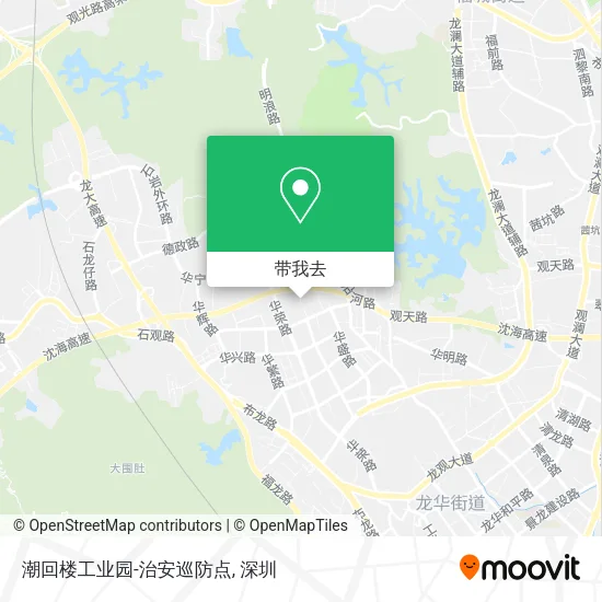 潮回楼工业园-治安巡防点地图