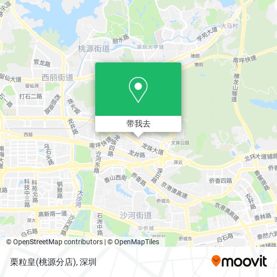 栗粒皇(桃源分店)地图