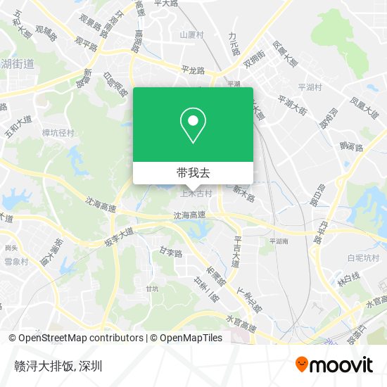赣浔大排饭地图