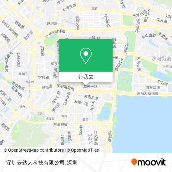 深圳云达人科技有限公司地图