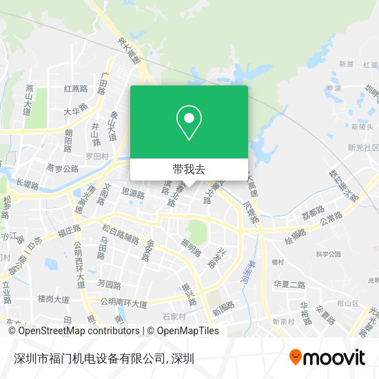 深圳市福门机电设备有限公司地图