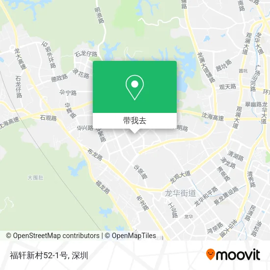 福轩新村52-1号地图